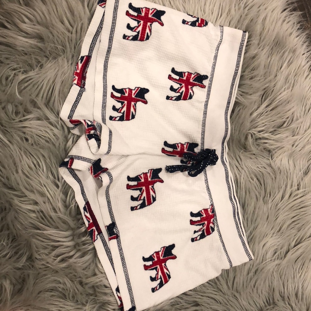 Pajama Shorts with British Dog